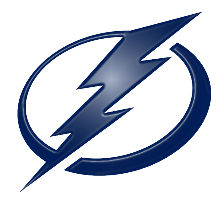 Tampa Bay Lightning Plastic Effect Logo vinyl decal